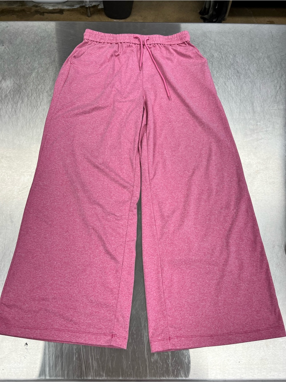 HALARA Wide-Leg Drawstring Sweatpants - Pink Women’s Large